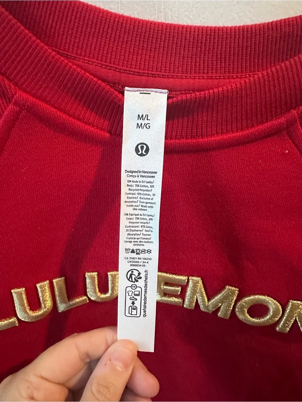 lululemon Lunar New Year Scuba Oversized Pullover